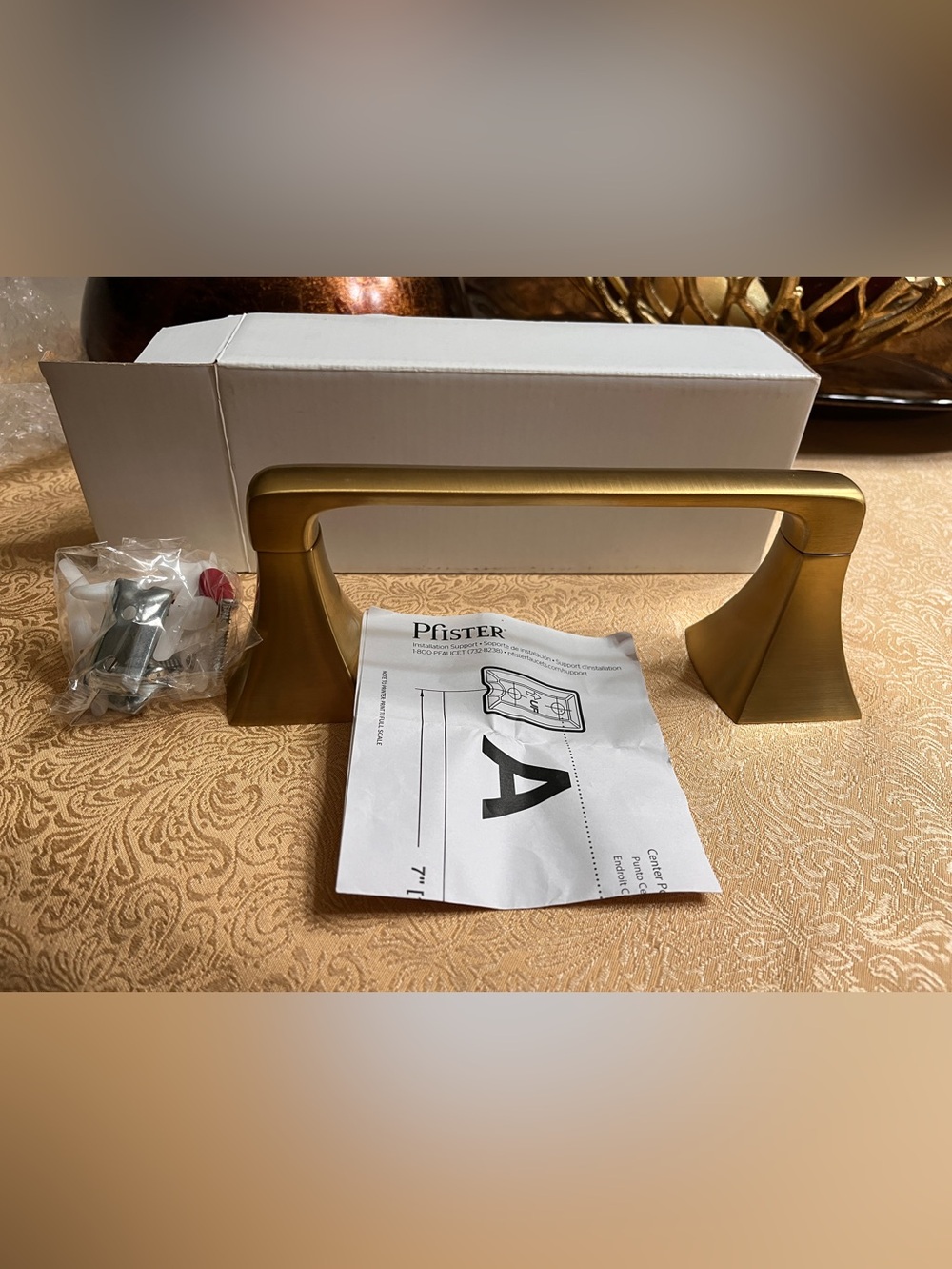 Brushed Gold Toilet Paper holder